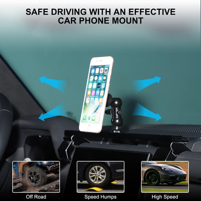 Magnetic Center Console Phone Mount Bracket For LR Defender L663 2020-2023 18