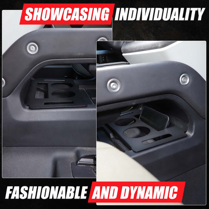 Alloy Lower Centre Console Cup holder Box For Land Rover Defender L663 20-24 US 19