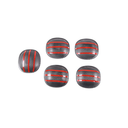 Exterior carbon fiber Door Handle Bowl Cover Trim For Benz G Class 19-20 9
