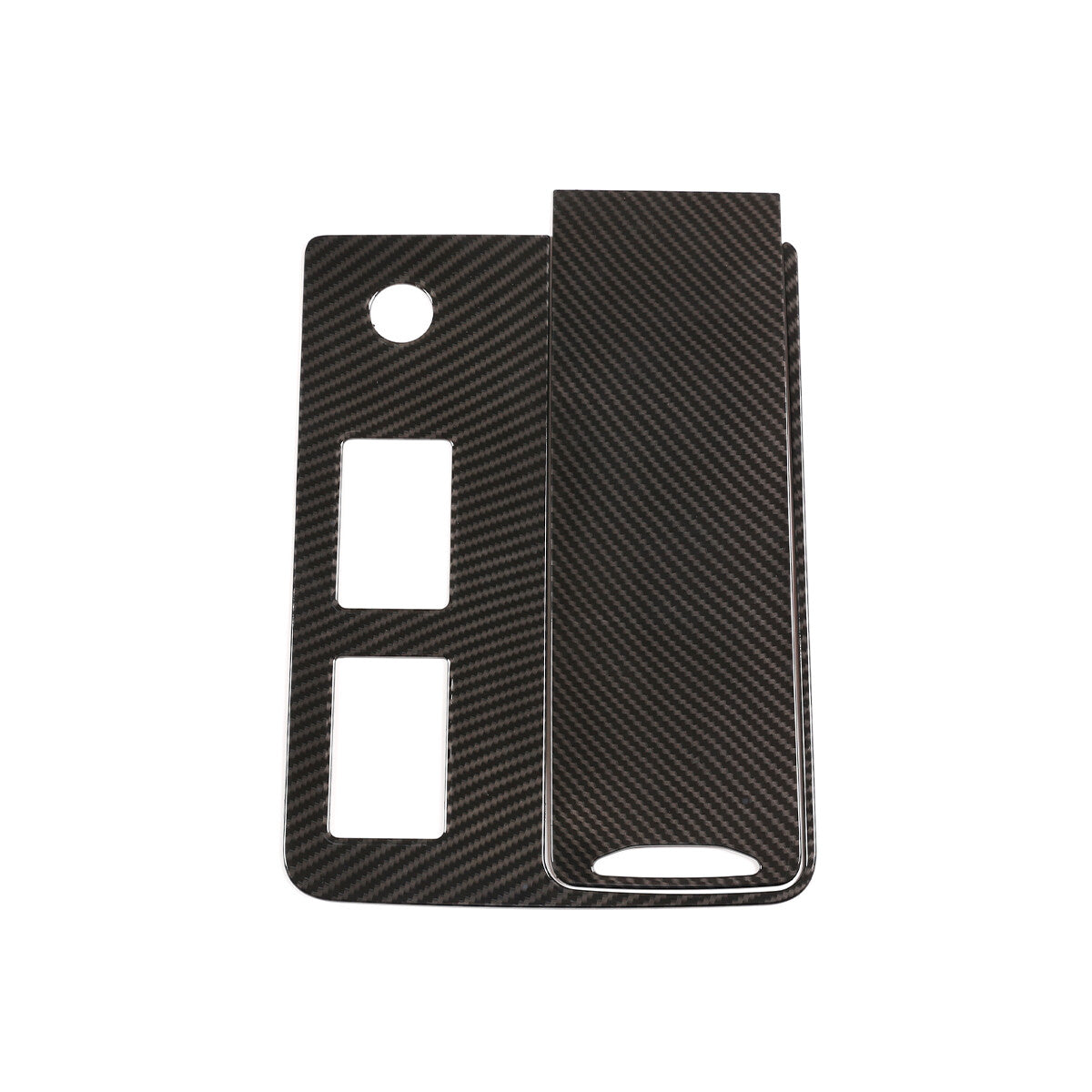 ABS Carbon Fiber Center Gear Shift Cover Trim for Land Rover Discovery 5 20-21 9