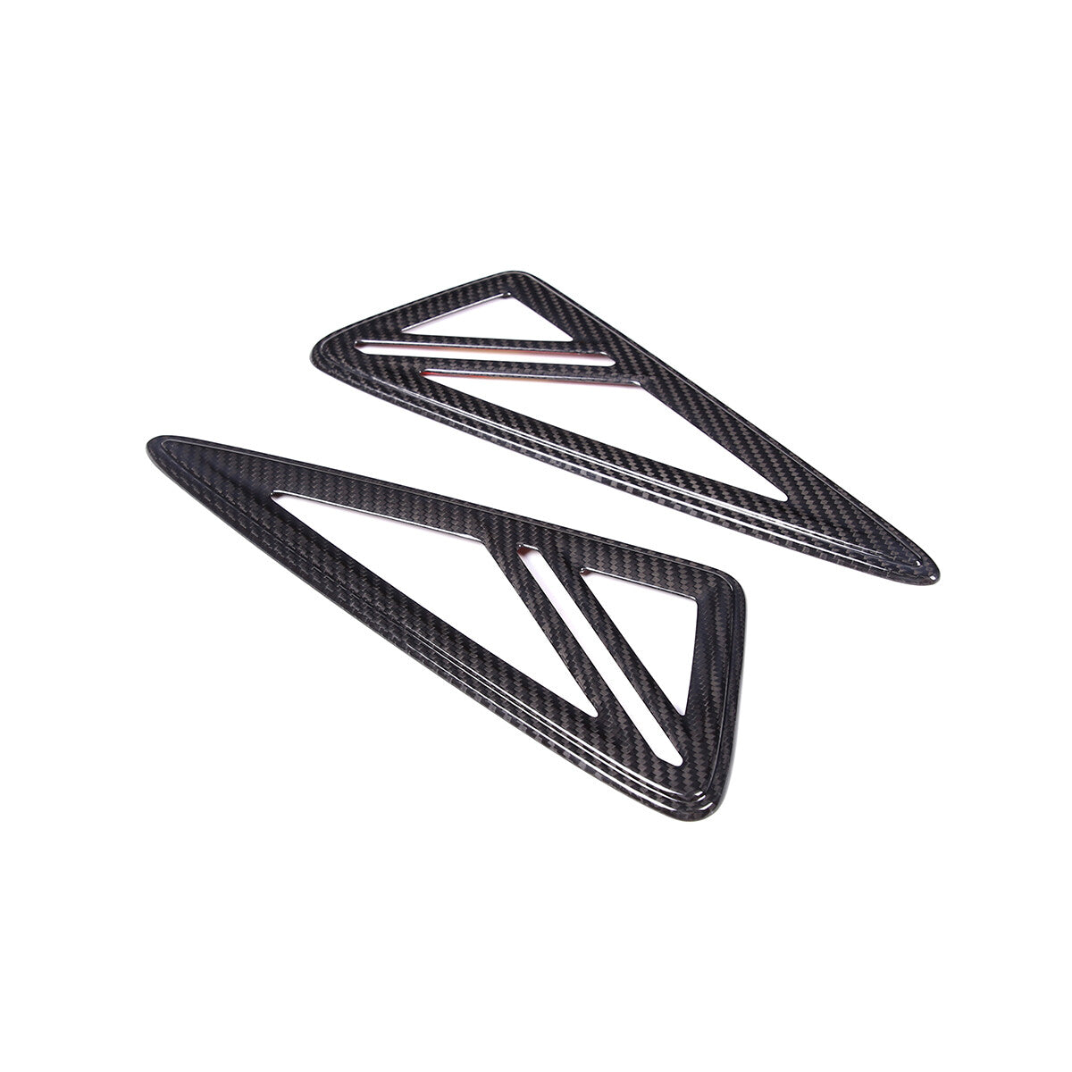 Real Carbon fiber Side Fender Vent Air Wing Trim For Lamborghini URUS 18-23 5