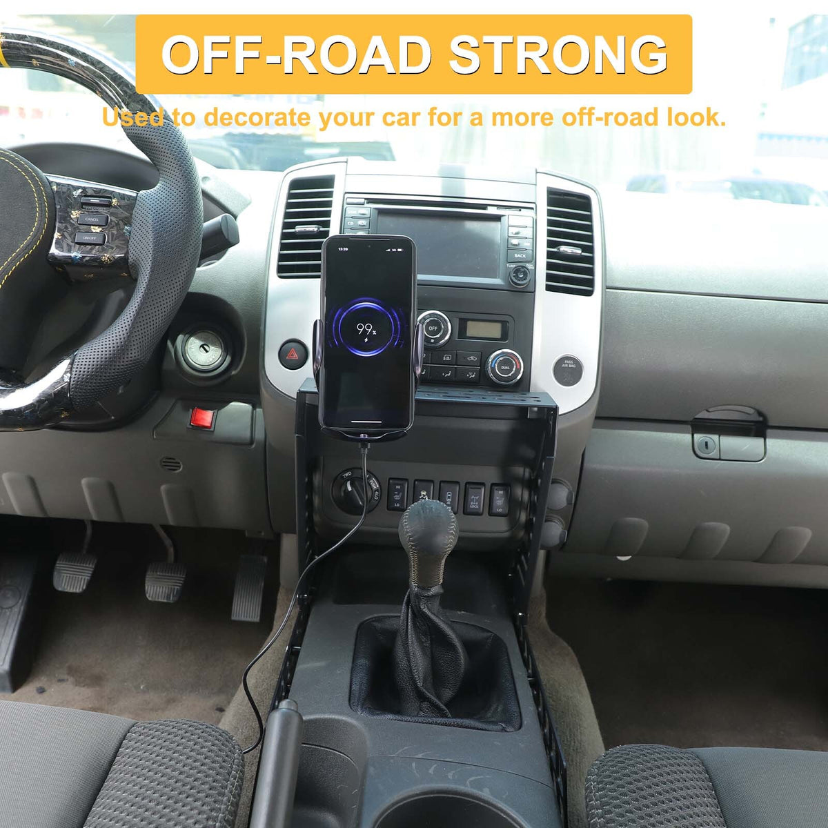 Wireless Center Multi-Function Extension Platform For Nissan Frontier 2009-2017 9