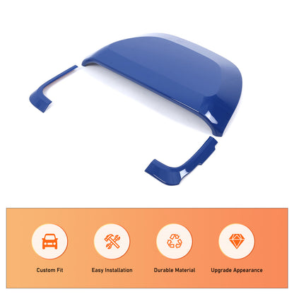 ABS Blue Center Dashboard Cover Trim for Ford Maverick 2022+ 5