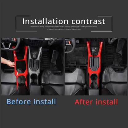 Red Center Console Panel Cover Trim For Polaris RZR PRO XP Ultimate 2021 US 9