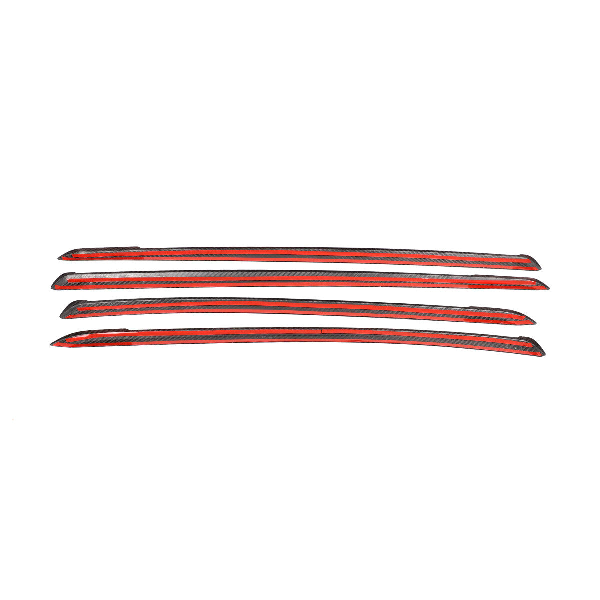 Real Carbon Fiber Inner Door Panel Strip Trim For BMW 3 4 Series GT 2013-2020 12