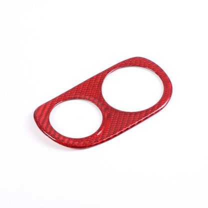 Red Real Carbon Fiber Center Interior Set Cover Trim Kit For Ferrari 458 2011-16 30
