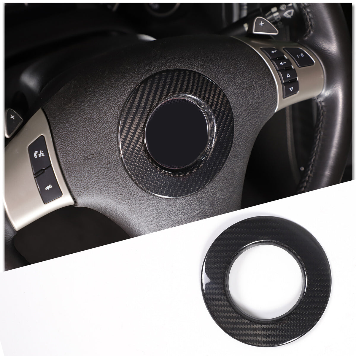 Real Carbon Fiber Interior Center Console trim For Corvette C6 2005-2013 5