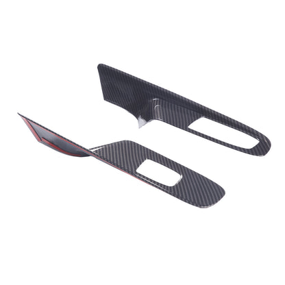 ABS Carbon Fiber Full set Center Console Frame Decor Trim Cover for Corvette C8 16