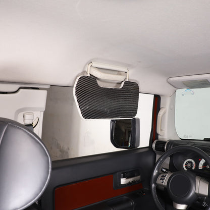Carbon Fiber Sun Visor Panel Sticker For Toyota FJ Cruiser 2007-2021 9