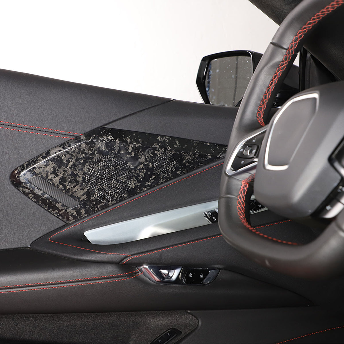 Forged Real Carbon Fiber Full Interior Set Cover Trim Kit For Corvette C8 20-25 - Variants 36-40 41