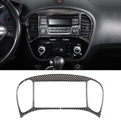 Soft Carbon Fiber Interior Center Console trim Sticker For Nissan Juke 2011-2019 249