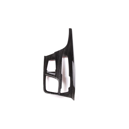 Black Wood Grain Gear Shift Panel Cover Trim for BMW 5 Series G30 2018-2022 10