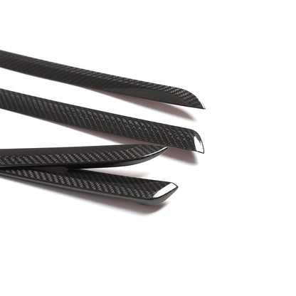 Real Carbon Fiber Inner Door Panel Strip Trim For BMW 3 4 Series GT 2013-2020 11