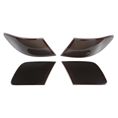 Smoked Black Tail Light Lamp Guard Cover Trim Bezels for Mazda 6 GG 2004~2008 4