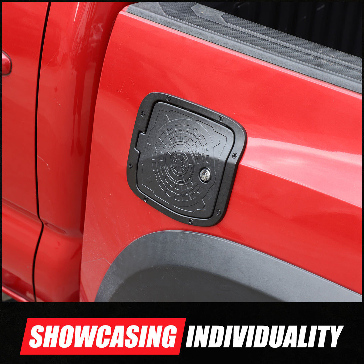 Alloy Locking Fuel Door Gas Tank Cap Cover Lock Key For Toyota Tacoma 2016-23 US 20