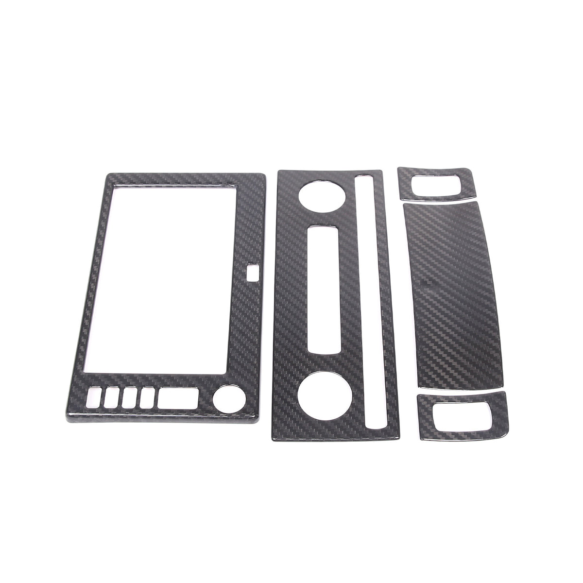 Real Carbon fiber Center Console Navigation Panel Cover Trim For Corvette C6 13