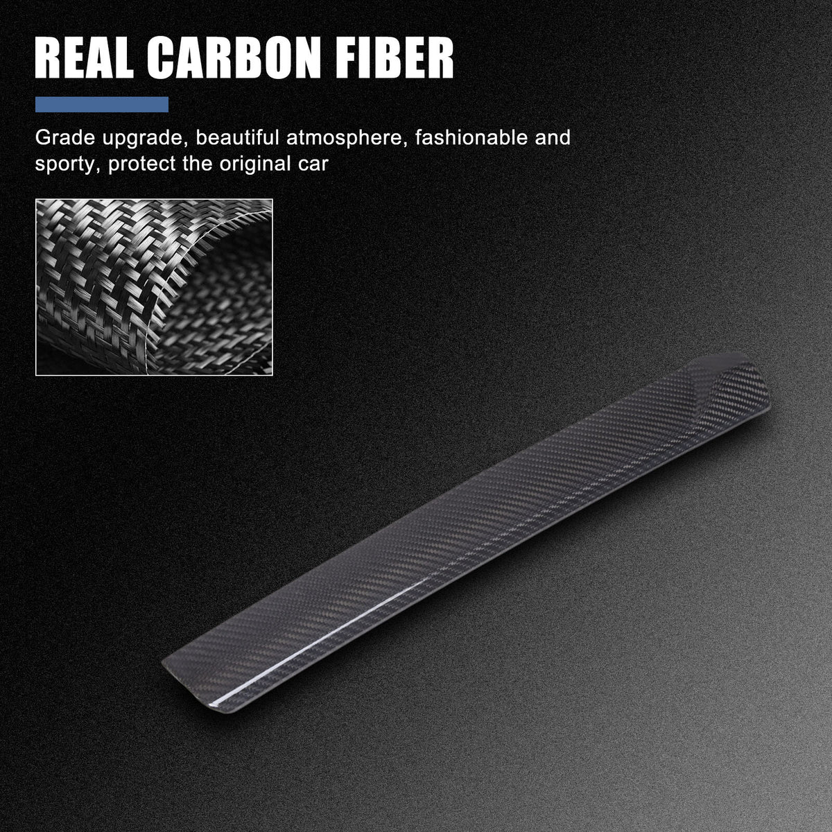 Real Carbon Fiber Navigation Screen Lower trim For BMW 5 Series G60 i5 2024+ 12