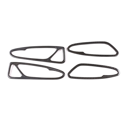 Real Carbon Fiber Inner Door Handle Trim Cover For Alfa Romeo Stelvio 2017-2020 3