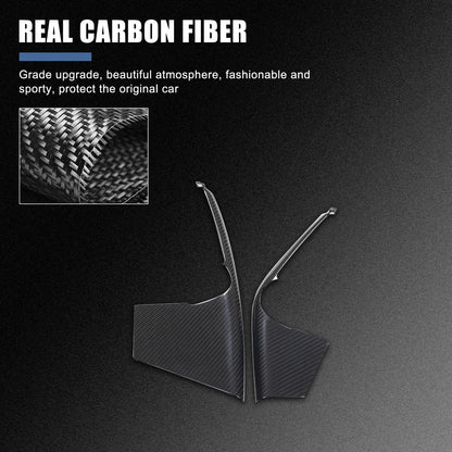 Real Carbon Fiber Mode Button Side Cover Trim For Nissan GT‑R R35 2008‑2016 23