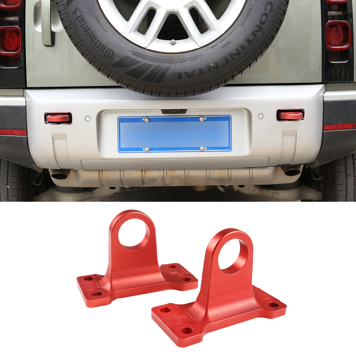 Metal Tow Hook Rescue Rear Trailer Hook For Land Rover Defender 110 2020-2023 2