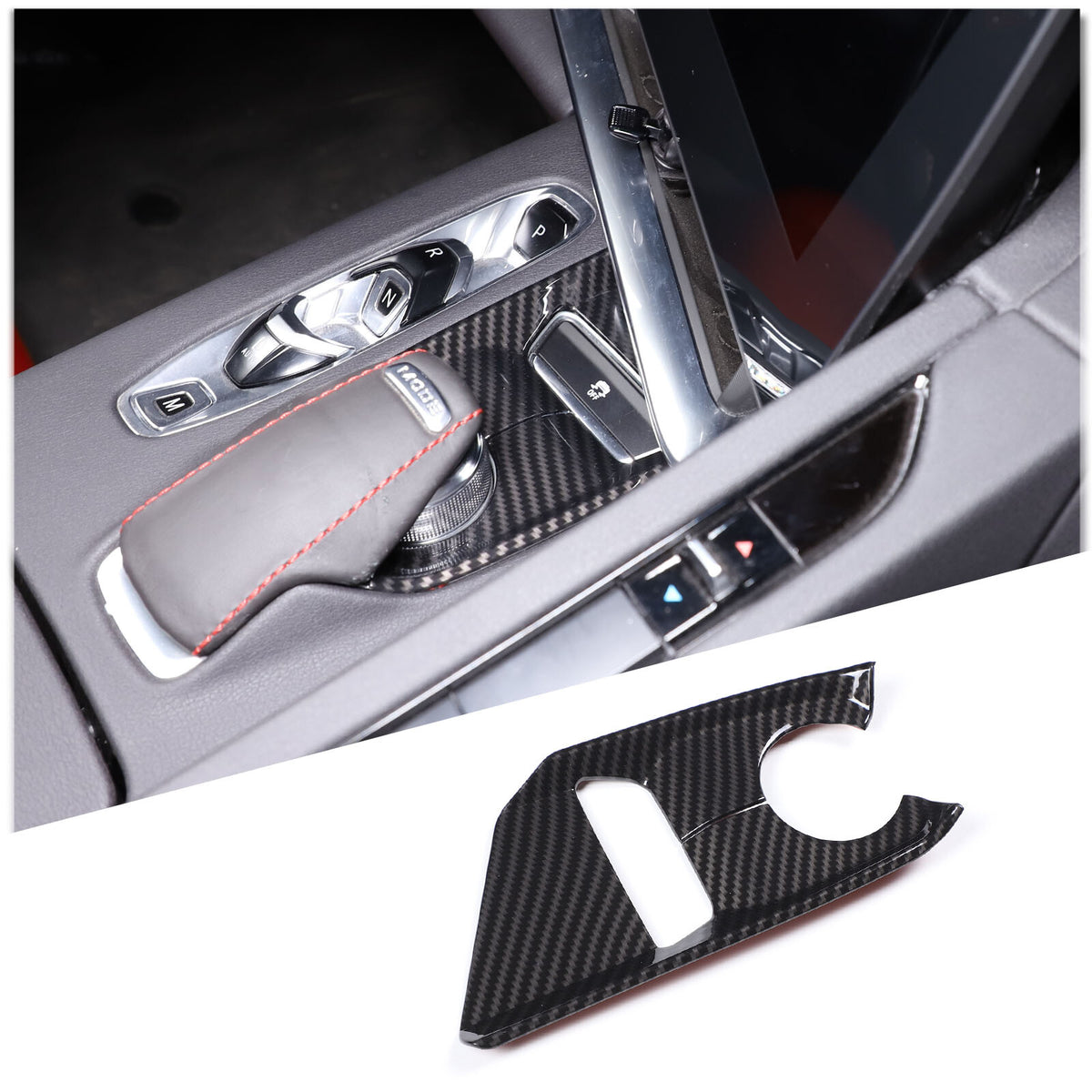 Carbon Fiber ABS Interior Full Decor Cover Trim Kit For Corvette C8 2020-2025 - Styles 16-20 43