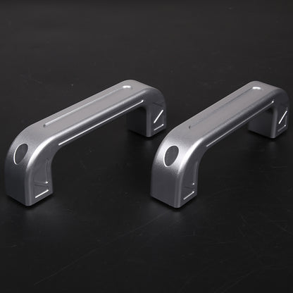 Silver Interior A-Pillar Grab Handle Trim Frame For Nissan Titan 2016-2023 7