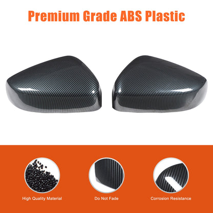 Carbon Fiber ABS Rearview Mirror Cover Trim For Subaru Outback 2026+ 6
