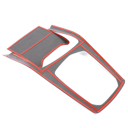 Matte Real Carbon Fiber Center Console Panel Trim For BMW X5 G05/X7 G07 2019-22 10