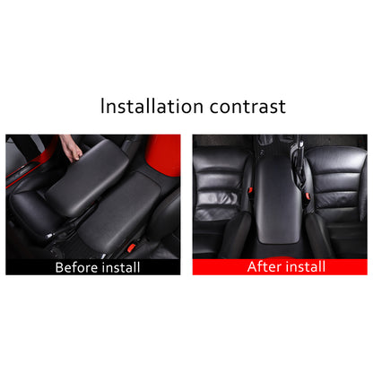 Matte Real Carbon Fiber Center Console Armrest Box Cover For Corvette C6 2005-13 17