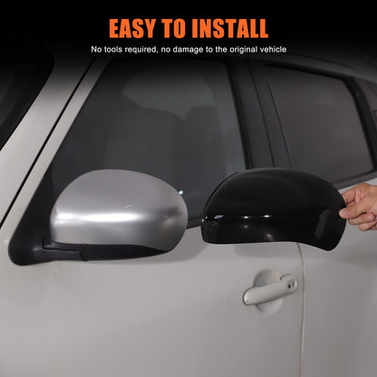 Piano Black ABS Full Wrap Exterior Side Mirror Cover For Nissan Juke 2010-2014 9