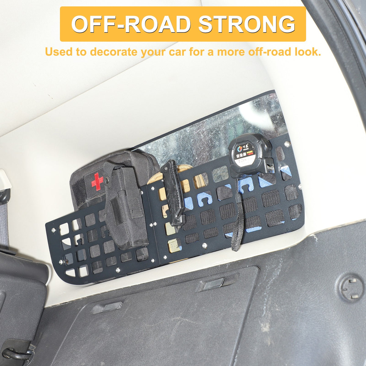 Carbon Steel Aluminum Rear Side Window Molle Panel For Hummer H3 2005-09 10
