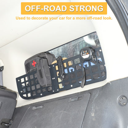 Carbon Steel Aluminum Rear Side Window Molle Panel For Hummer H3 2005-09 10