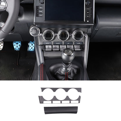 Matte Real Carbon Fiber Interior Center Trim Set For GR86/Subaru BRZ 2022+ 69