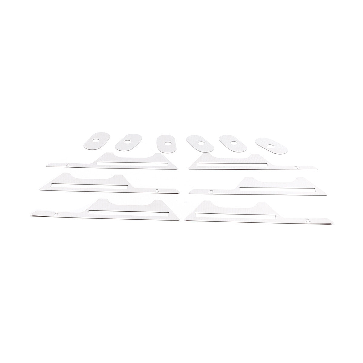 Chrome Steel Exterior Rocker Panel Trim Hood Deck Vent Set For Hummer H2 03-09 68