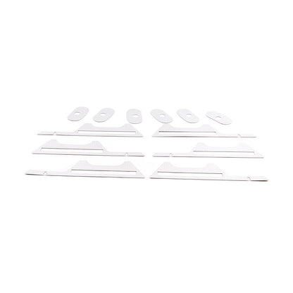 Chrome Steel Exterior Rocker Panel Trim Hood Deck Vent Set For Hummer H2 03-09 68