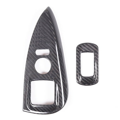 Real Dry Carbon Fiber Window Lift Switch Frame Trim For Corvette C6 2005-2013 12