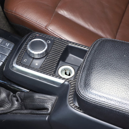 Dry Carbon Fiber Center Mode Switch Panel Trim Cover For Benz G Class W463 12-18 7