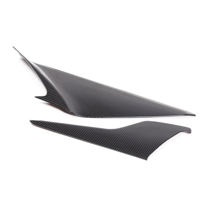 Carbon fiber ABS Console Gear Shift Side Trim Cover For Corvette C8 2020-2025 US 14