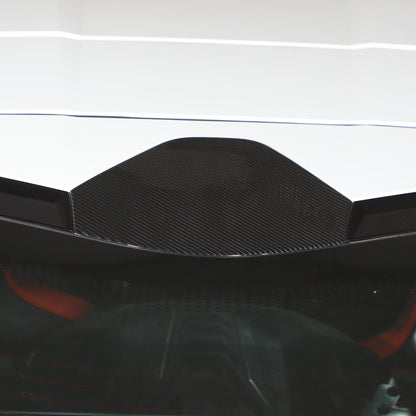 Real Carbon Fiber Rear Window Decklid Cover For Corvette C8 Coupe 2020-26 US 6