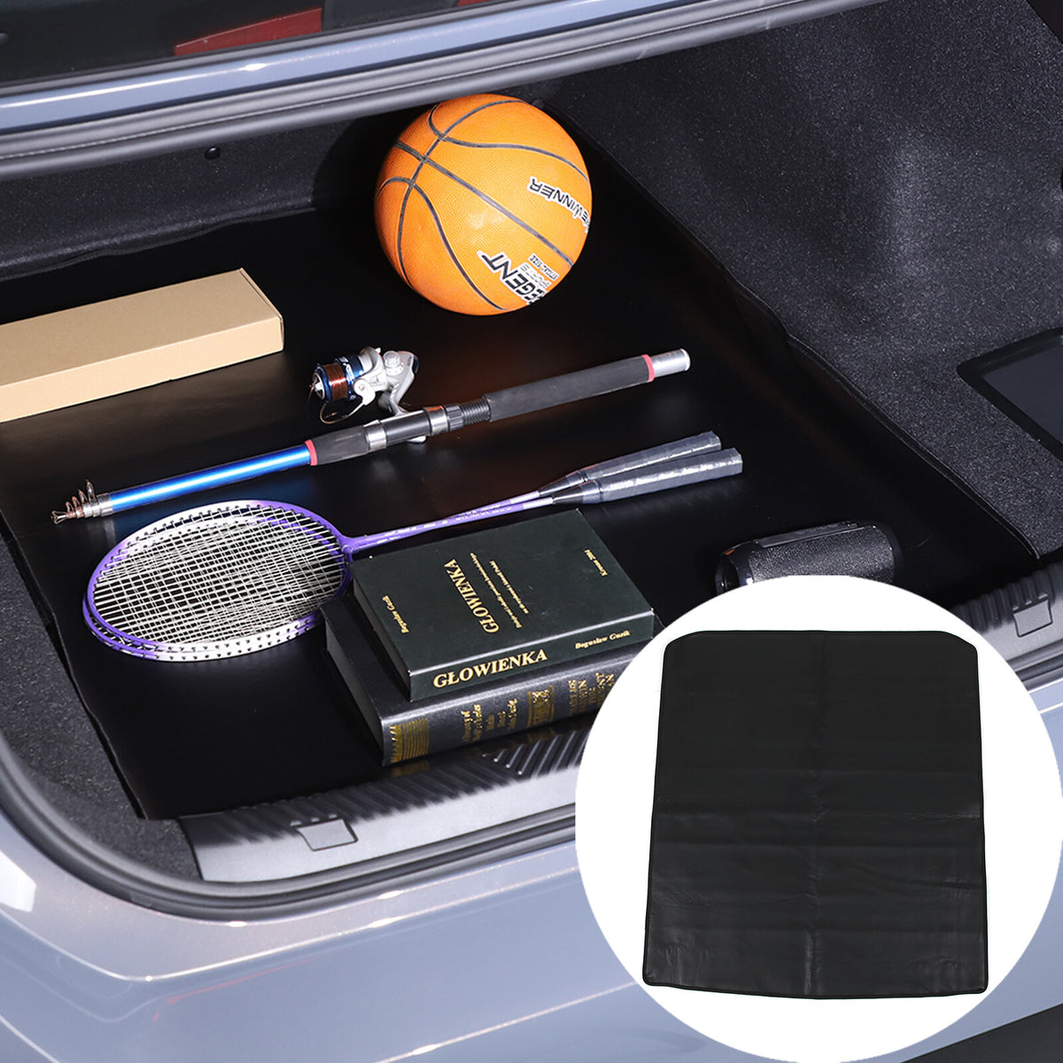 Cargo Trunk Tray Cargo Liner Rear Trunk Floor Mat For BMW 5 Series G60 i5 2024+ 23