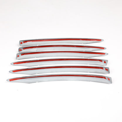 Gloss Black Front Grille Bumper Body Trim Kit For LR Range Rover Vogue HSE 18-22 4