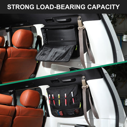 Rear Trunk Right Side Window Storage Bag Tray Box For Toyota Prado LC90 1996-02 3