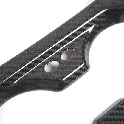 Real Carbon Fiber Center Water Cup Holder Trim For BMW 5 Series G60 i5 24+ US 8