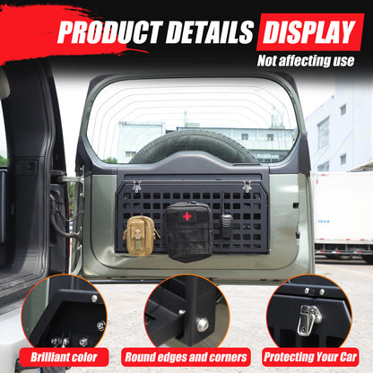 Alloy Rear Tailgate Shelf Rack Foldable Table For Land Rover Defender 2020-24 US 7