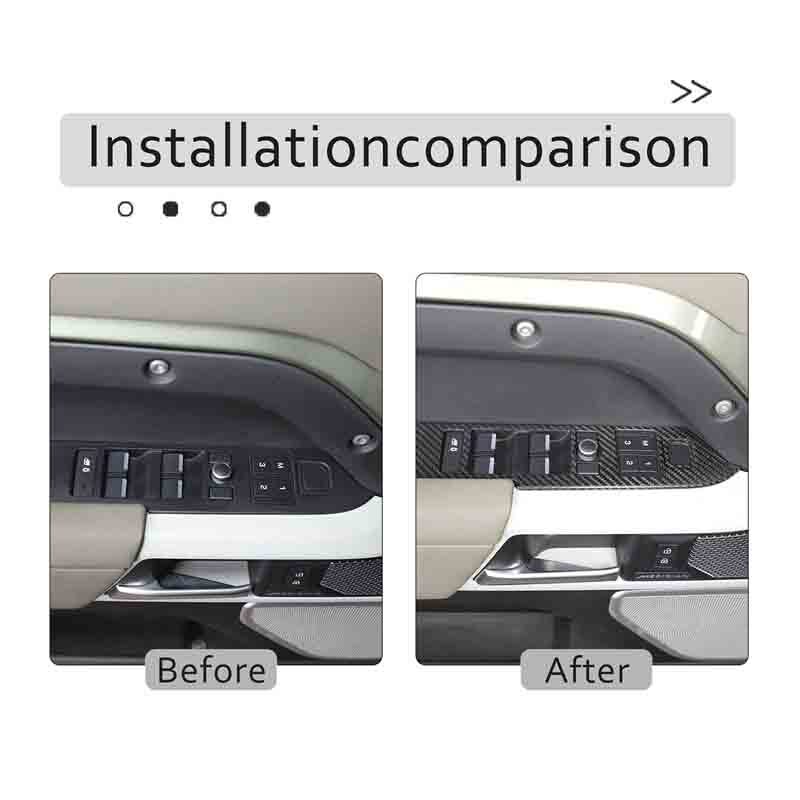 Real Dry Carbon Fiber Full Interior Trim Set For LR Defender 90 110 L663 20-23 164