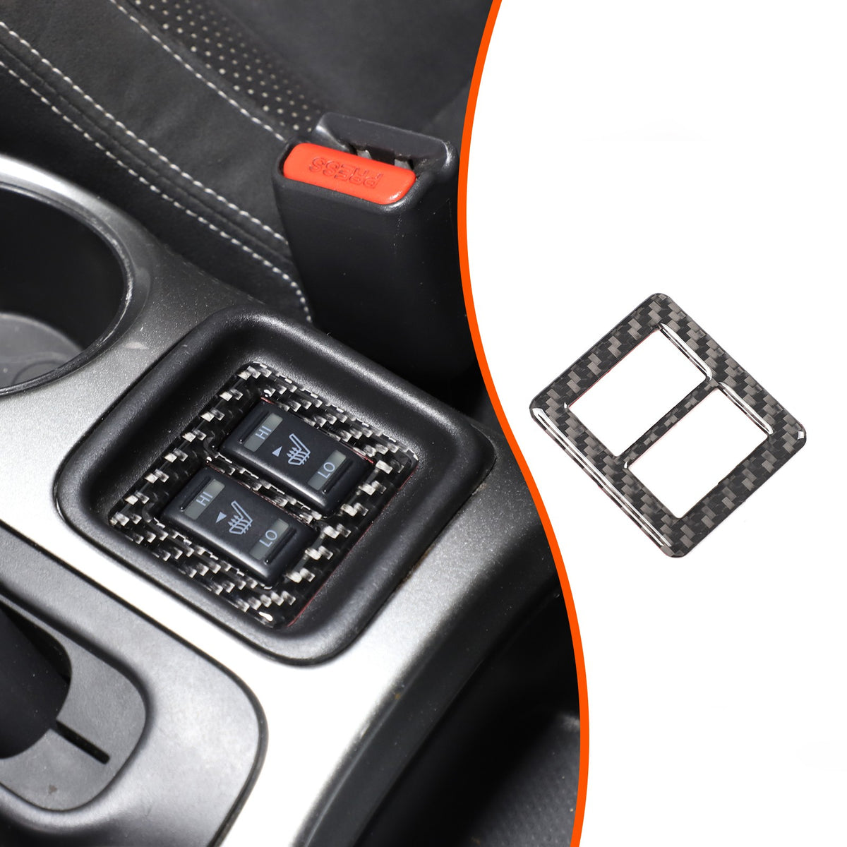 Soft Carbon Fiber Interior Center Console trim Sticker For Nissan Juke 2011-2019 144