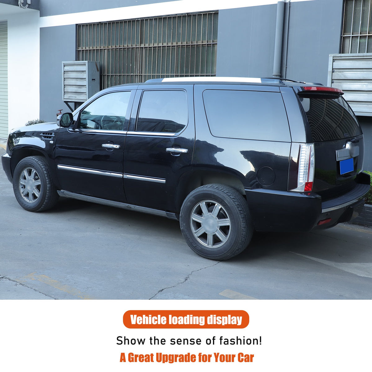 ABS Matte Black Side Air Fender Vent Trim For Cadillac Escalade 2007-2014 US 15