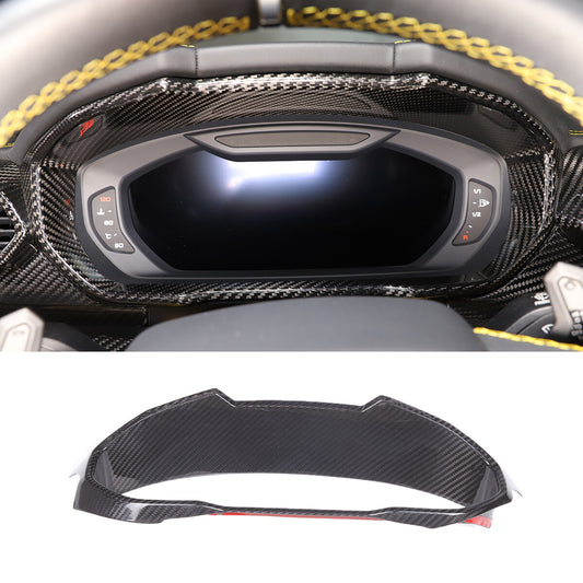 Real Carbon Fiber Dashboard Trim Instrument Cover For Lamborghini URUS 2018-2023 1