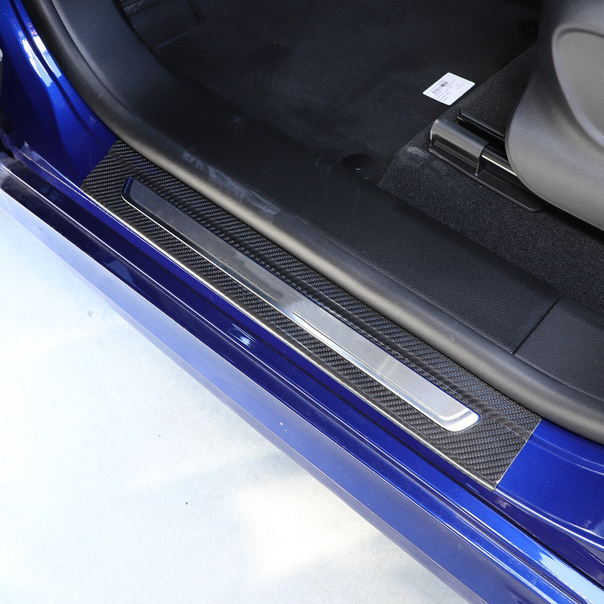 Real Carbon Fiber Scuff Plate Door Sill Cover Protector For Maserati Grecale 22+ 4