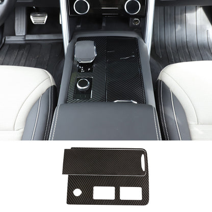 ABS Carbon Fiber Center Gear Shift Cover Trim for Land Rover Discovery 5 20-21 19